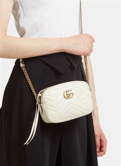 gucci mini marmont bag white|gucci gg marmont mini backpack.